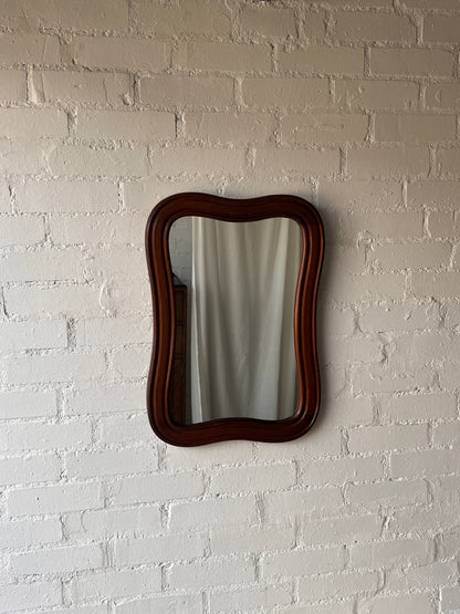 FRENCH CURVED WOODEN MIRROR