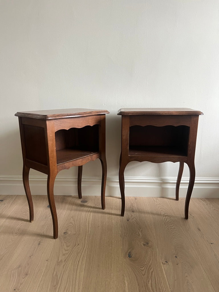 PAIR OF FRENCH BEDSIDE TABLES