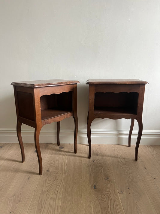 PAIR OF FRENCH BEDSIDE TABLES