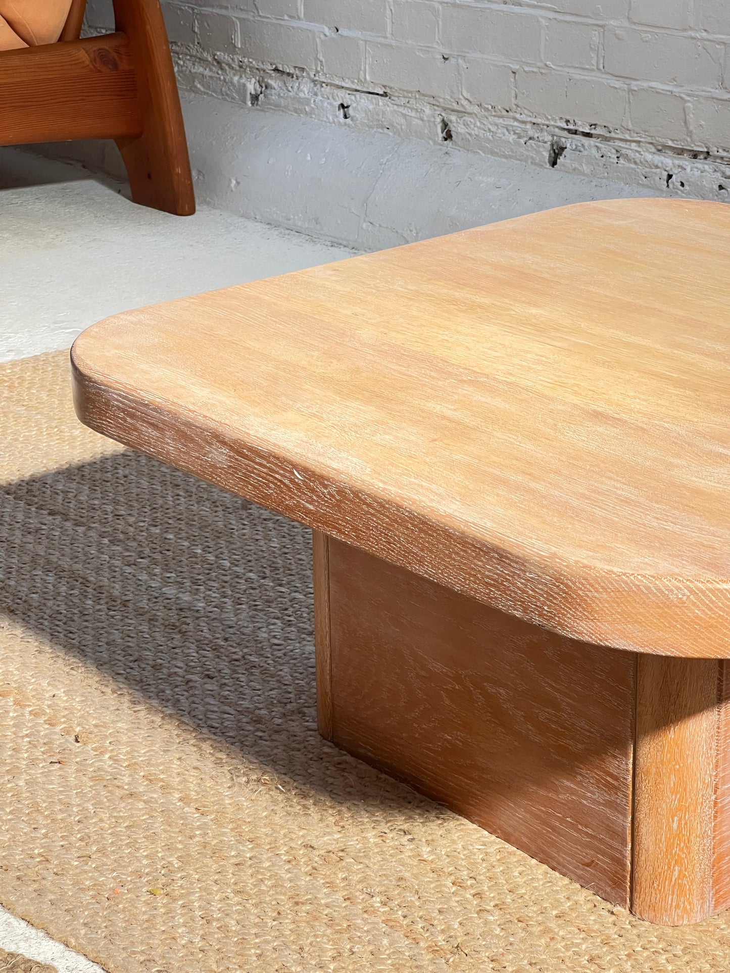 SPANISH LIMED OAK COFFEE TABLE