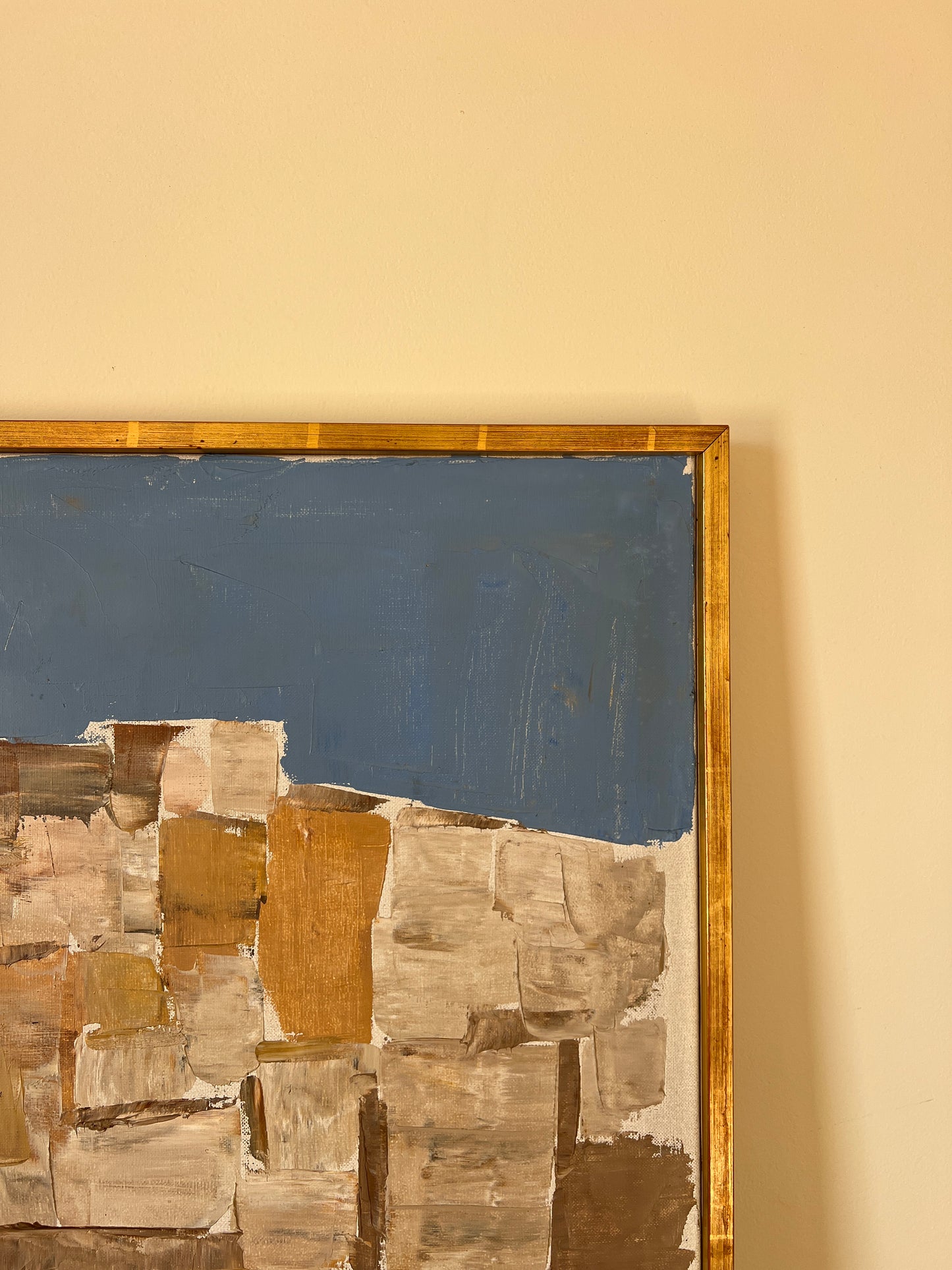 LARGE SWEDISH 'BLUE SKY'  OIL