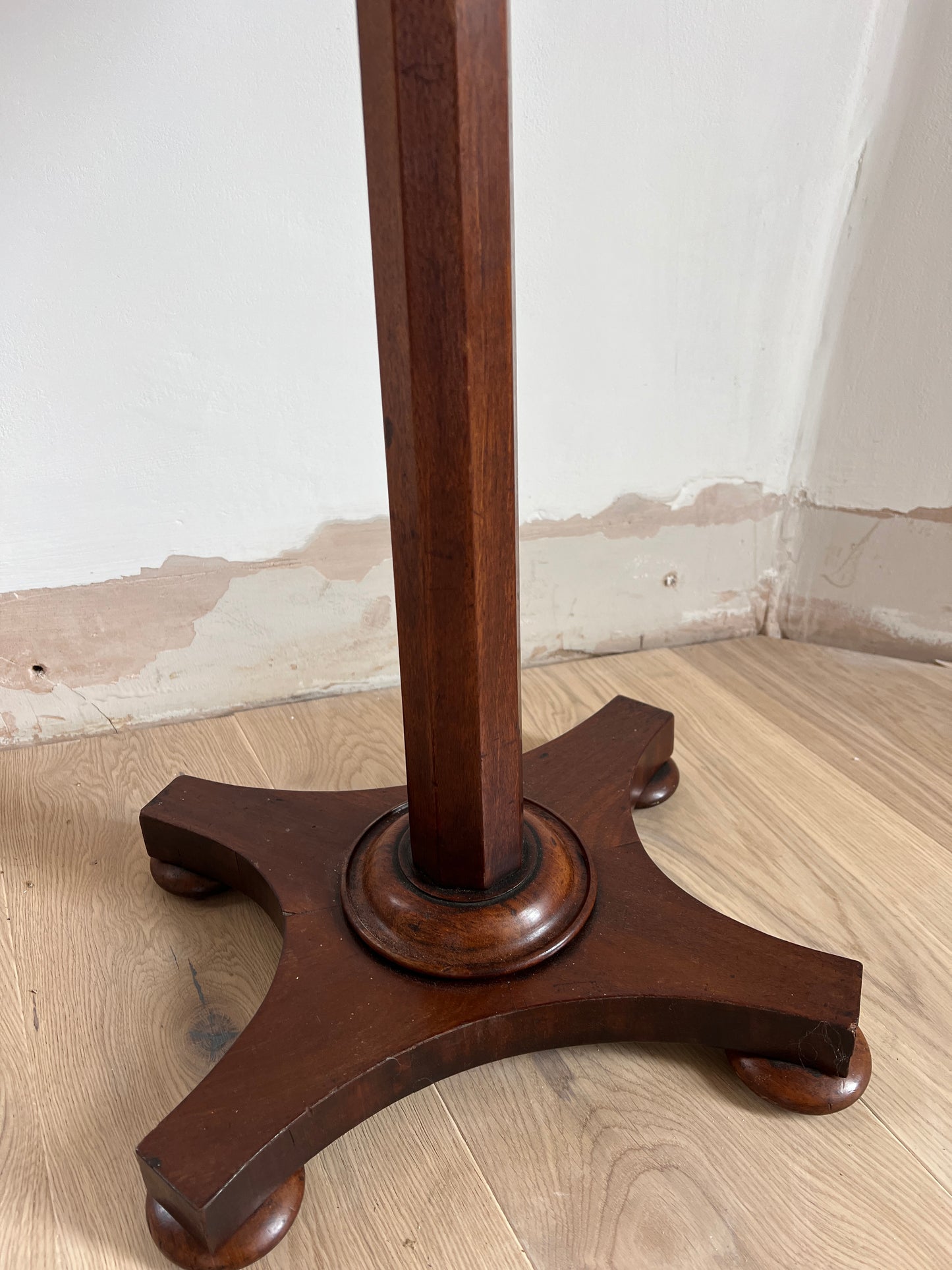 TALL WOODEN SIDE TABLE