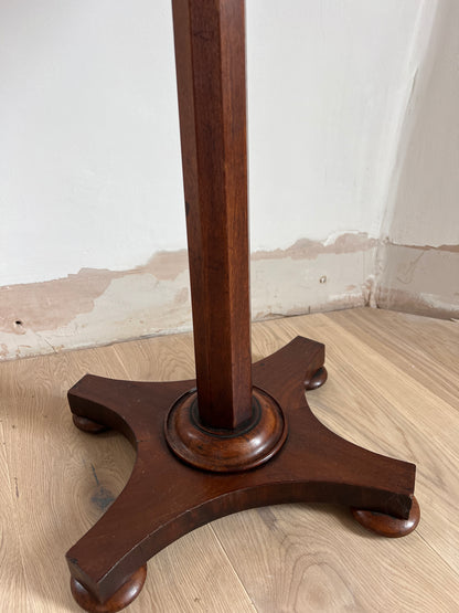 TALL WOODEN SIDE TABLE