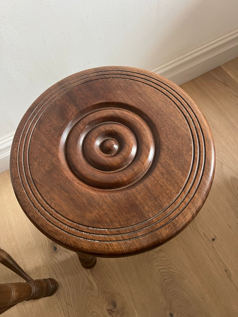 PAIR OF FRENCH WOODEN STOOLS