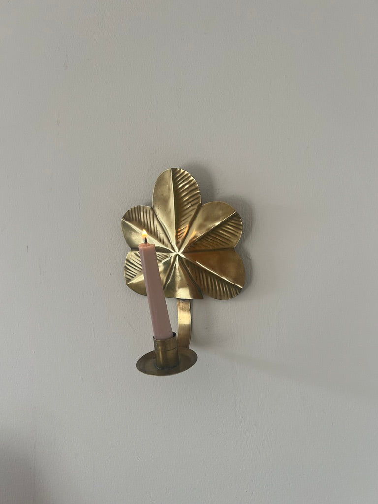PAIR OF SWEDISH LEAF SCONCES