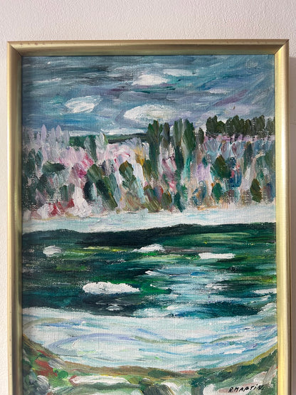 PORTRAIT OF LANDSCAPE OIL PAINTING