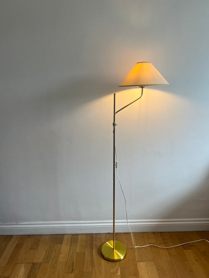 BRASS FLOOR LAMP BY BELID, SWEDEN