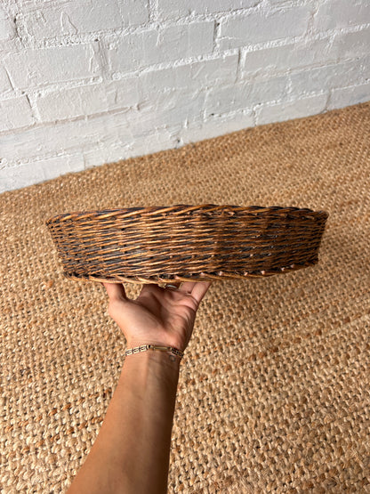 WOVEN WICKER FRUIT BASKET