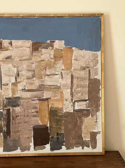 LARGE SWEDISH 'BLUE SKY'  OIL
