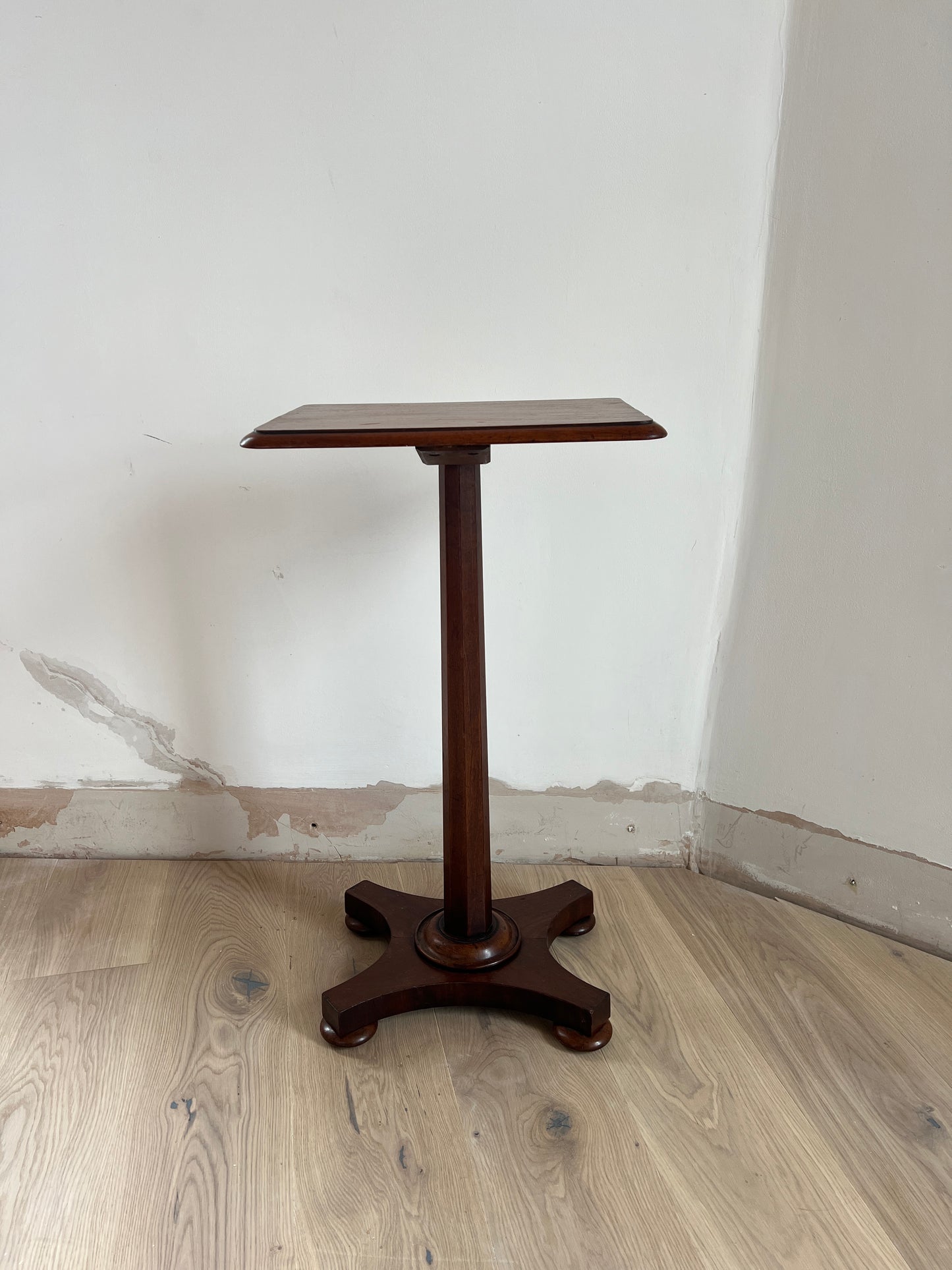 TALL WOODEN SIDE TABLE