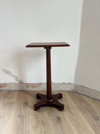 TALL WOODEN SIDE TABLE