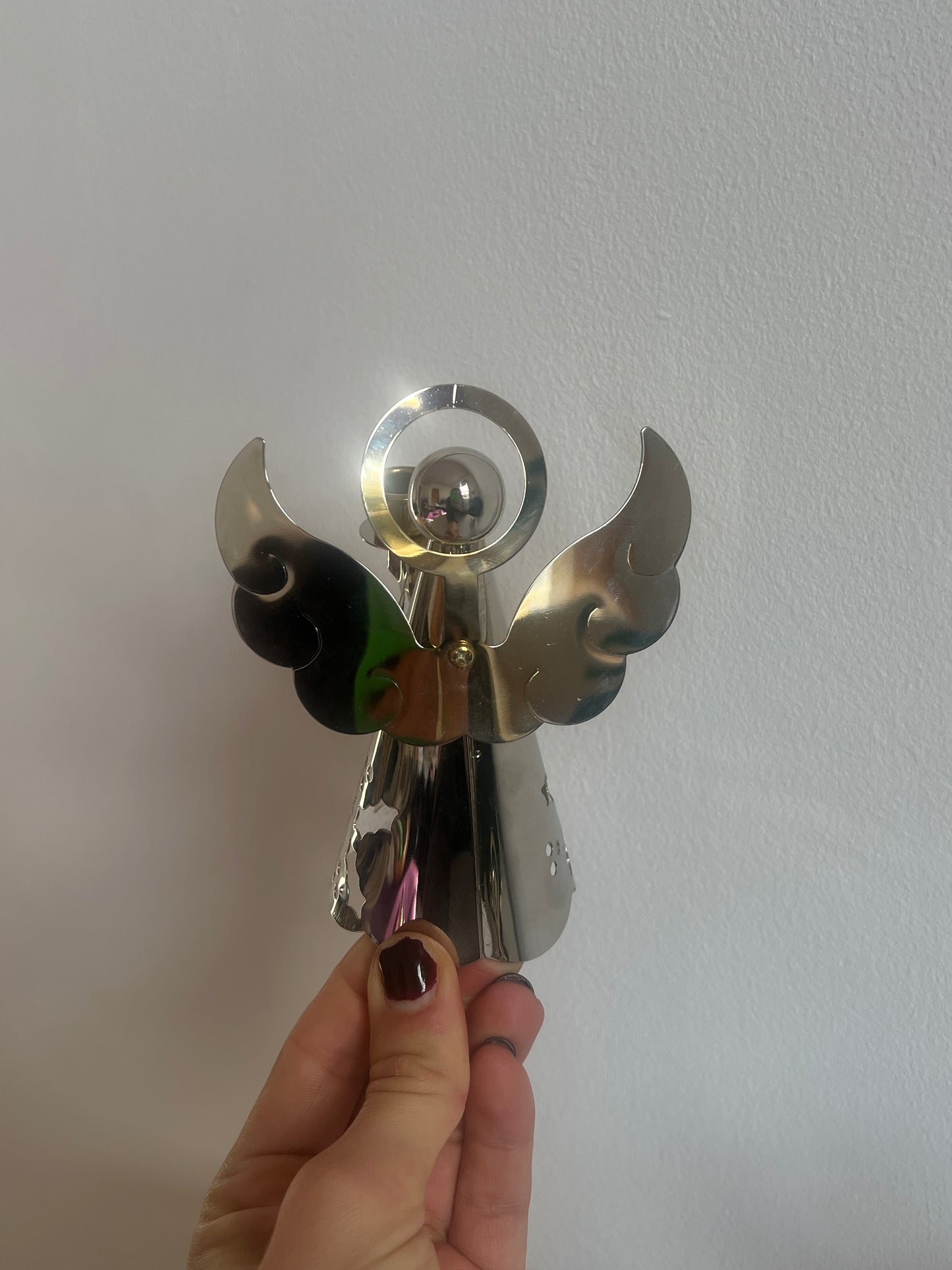 PAIR OF ANGEL CANDLE HOLDERS