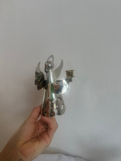 PAIR OF ANGEL CANDLE HOLDERS