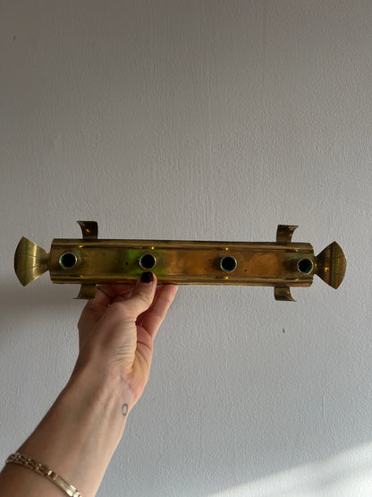 SLIM BRASS CANDLE HOLDER