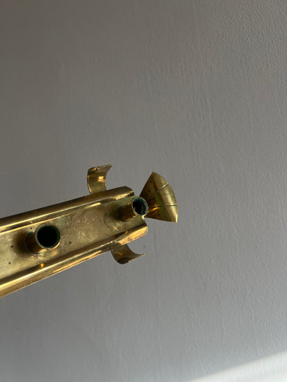 SLIM BRASS CANDLE HOLDER