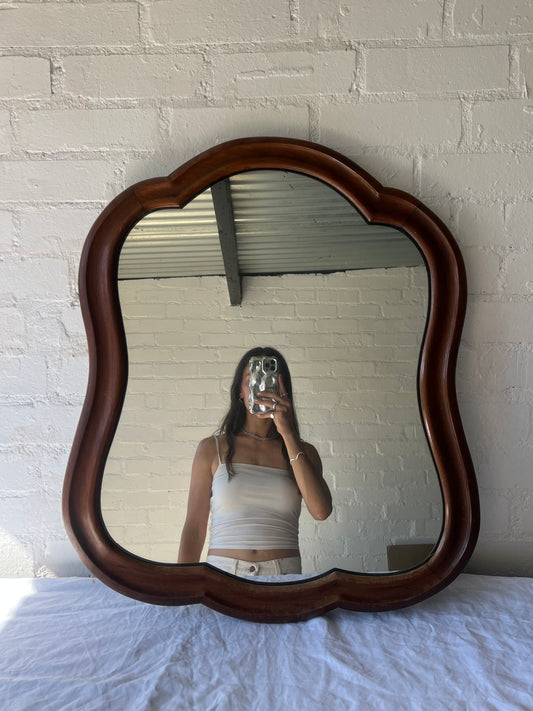 CURVED FRENCH MIRROR