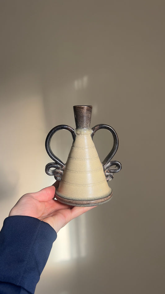 SMALL YELLOW WIGGLE VASE