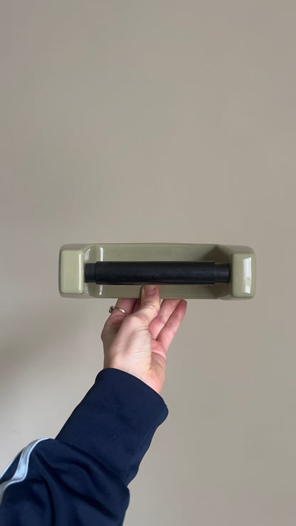 CERAMIC AVOCADO TOILET ROLL HOLDER