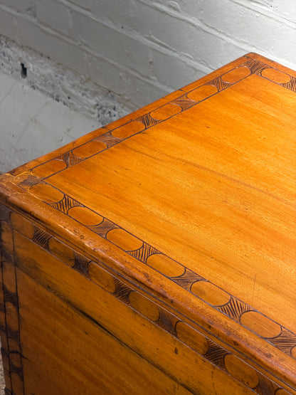 ANTIQUE CAMPHOR WOOD STORAGE CHEST