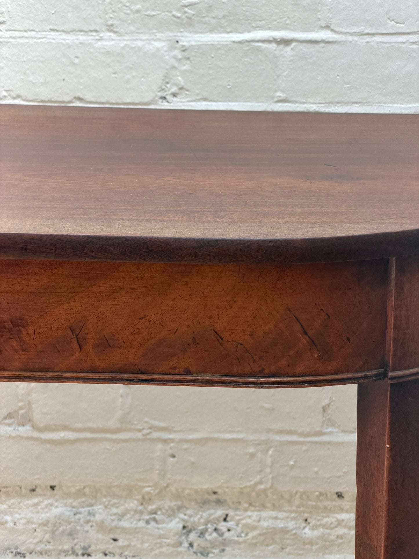 MAHOGANY CONSOLE DESK