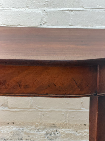 MAHOGANY CONSOLE DESK