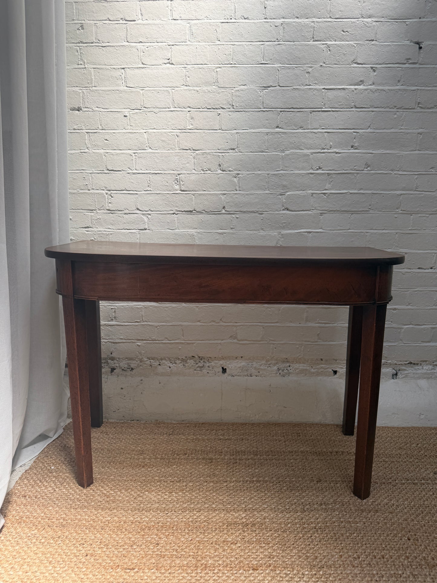MAHOGANY CONSOLE DESK