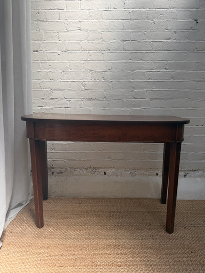 MAHOGANY CONSOLE DESK