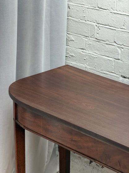MAHOGANY CONSOLE DESK
