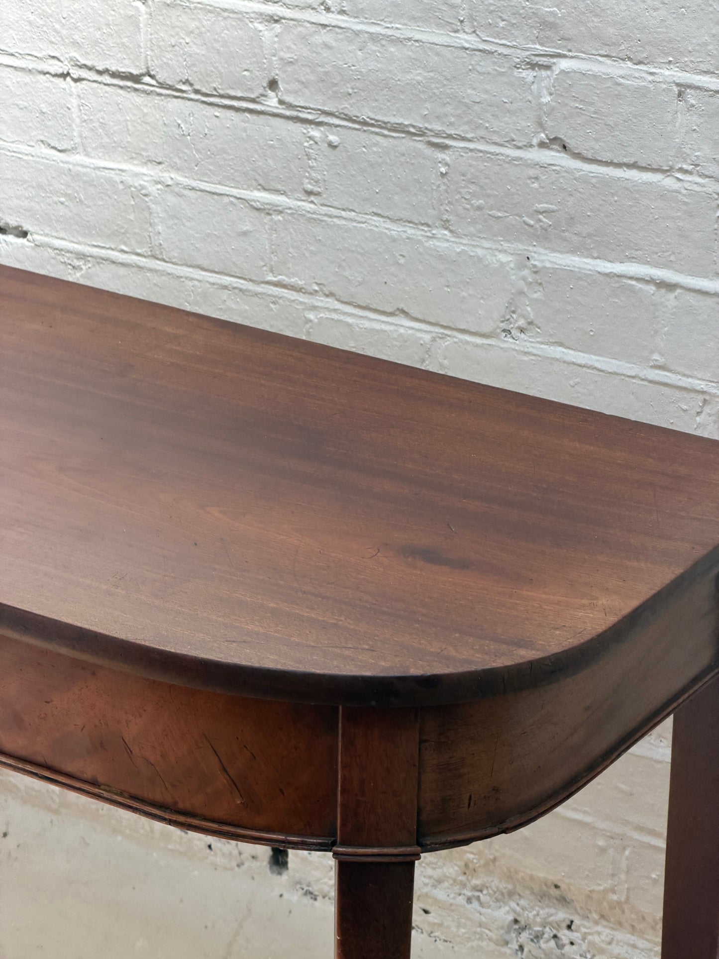 MAHOGANY CONSOLE DESK
