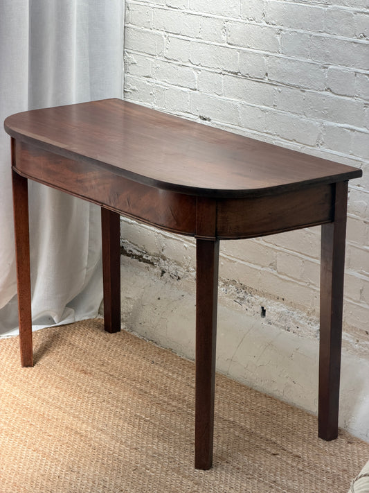 MAHOGANY CONSOLE DESK