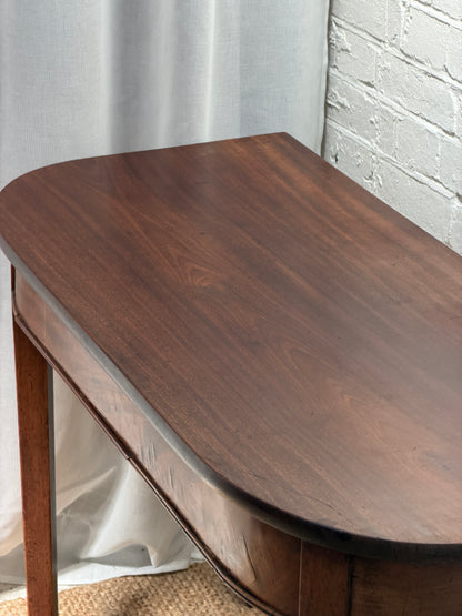 MAHOGANY CONSOLE DESK
