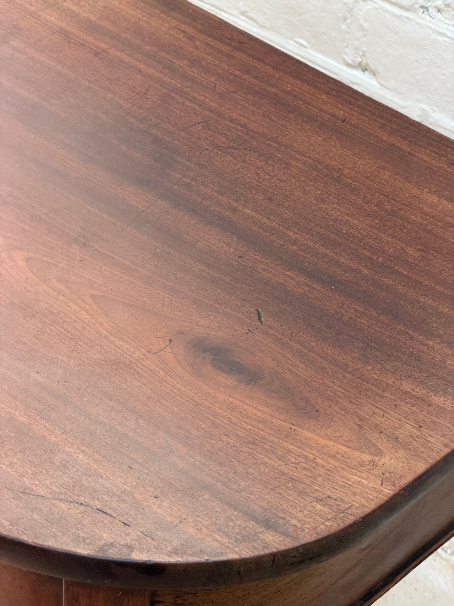 MAHOGANY CONSOLE DESK