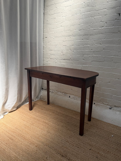 MAHOGANY CONSOLE DESK