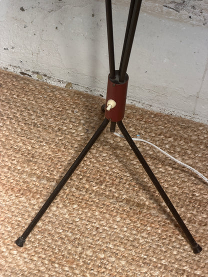60S SWEDISH BLACK FLOOR LAMP