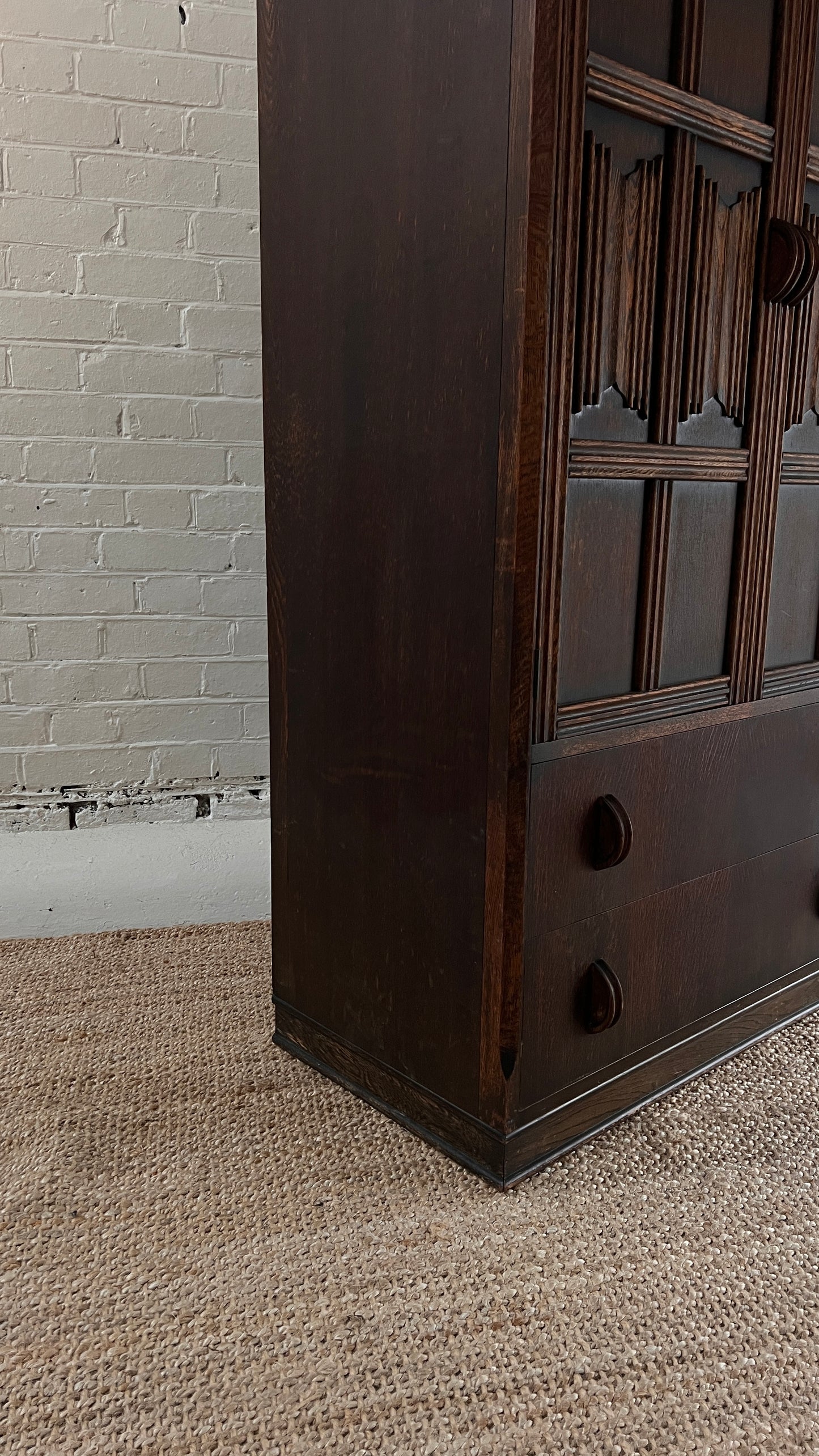 LARGE WOODEN TALL BOY
