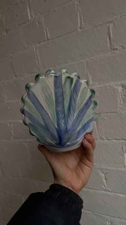 CERAMIC BLUE PEACOCK