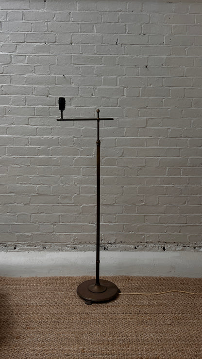 SCANDINAVIAN BRASS FLOOR LAMP