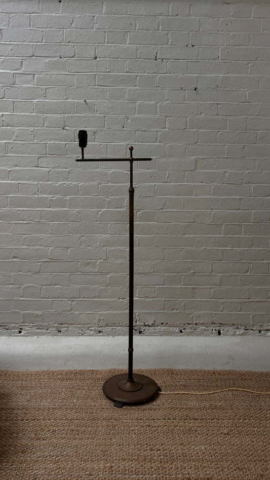 SCANDINAVIAN BRASS FLOOR LAMP