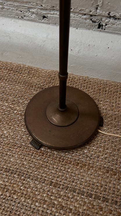 SCANDINAVIAN BRASS FLOOR LAMP