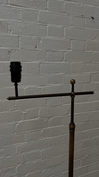 SCANDINAVIAN BRASS FLOOR LAMP