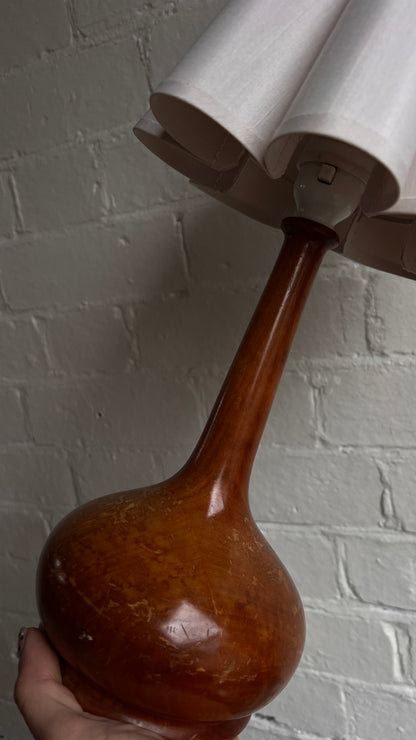 SMALL WOODEN LAMP