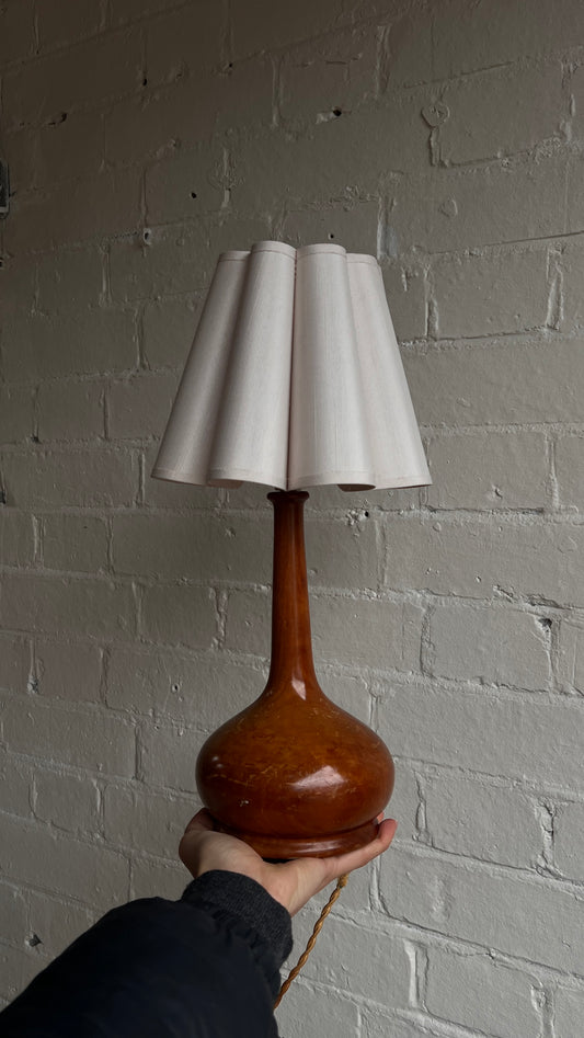SMALL WOODEN LAMP