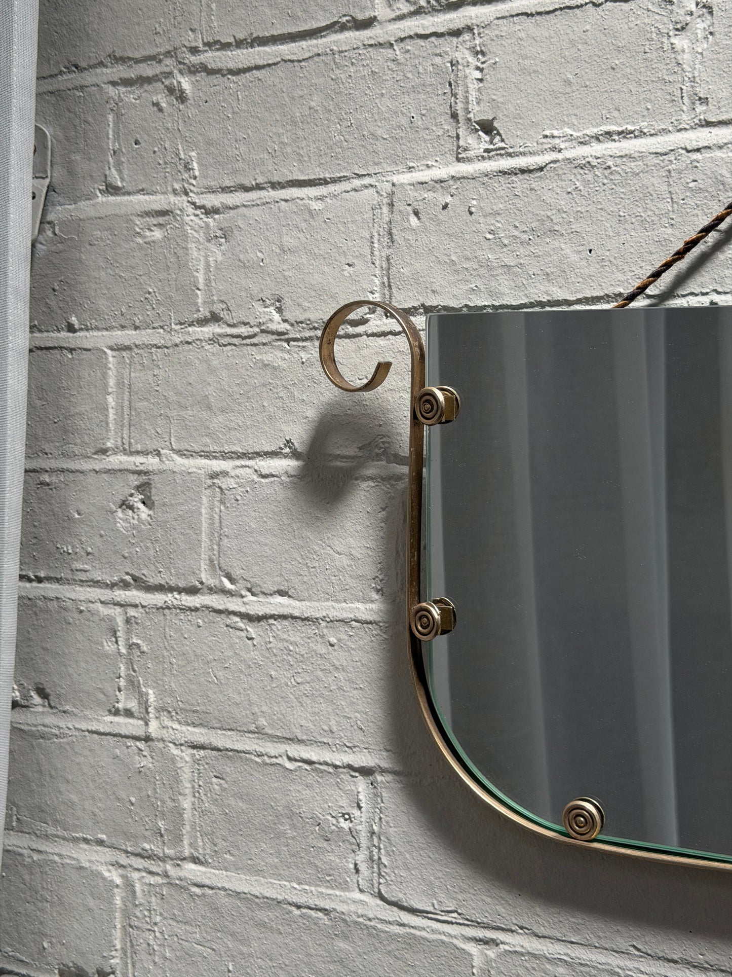 BRASS U SHAPE MIRROR
