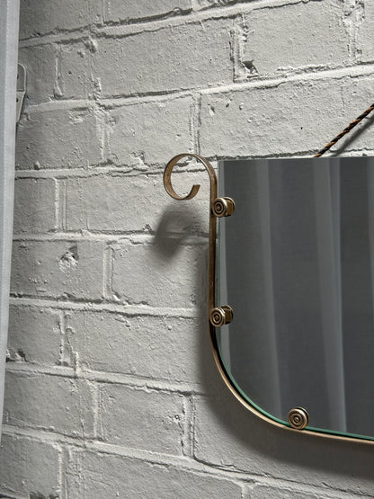 BRASS U SHAPE MIRROR