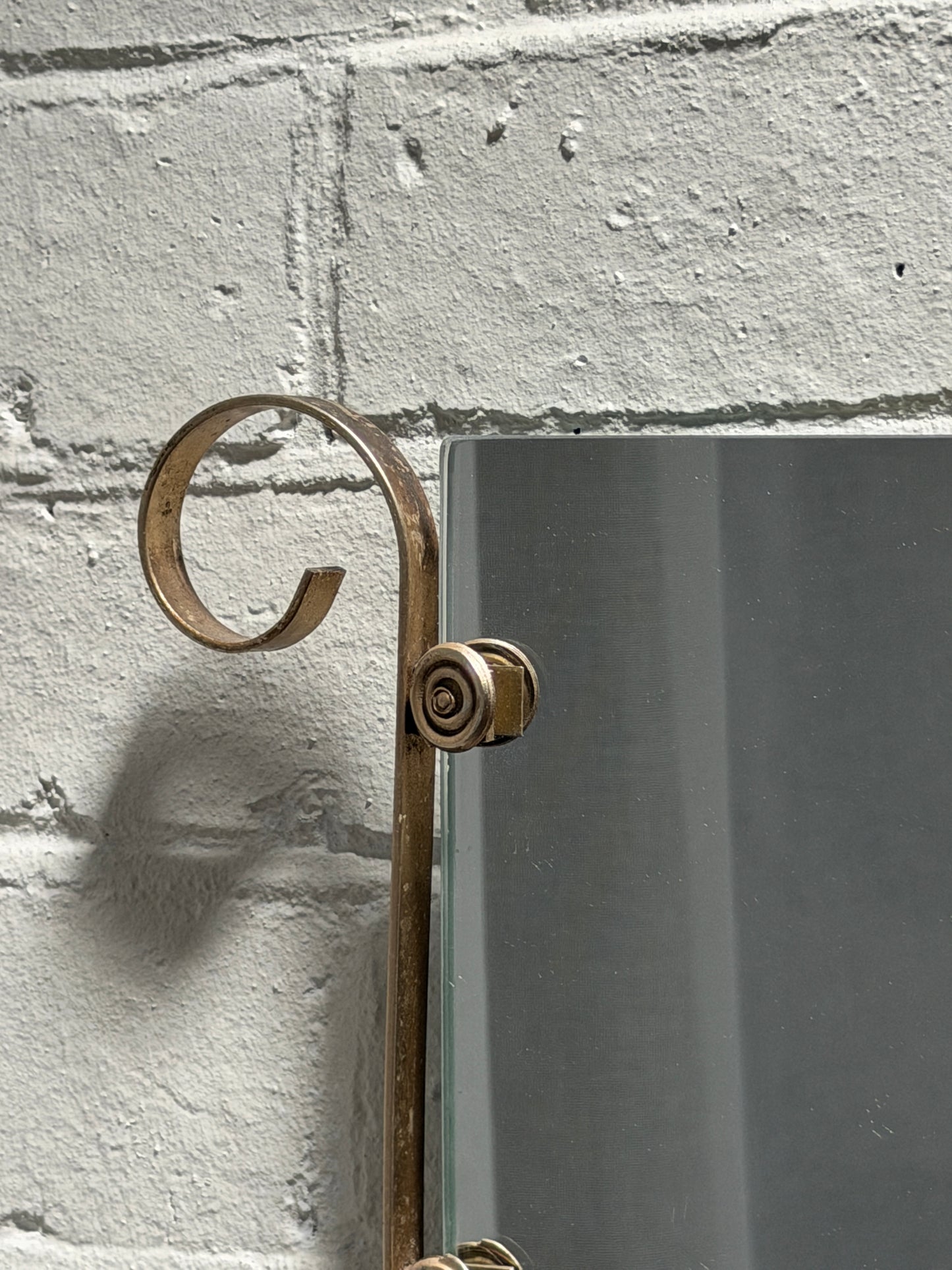 BRASS U SHAPE MIRROR