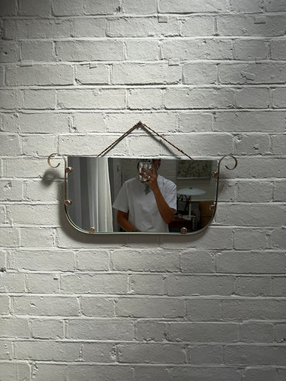 BRASS U SHAPE MIRROR