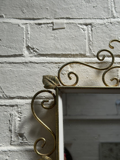 LEAF BRASS MIRROR