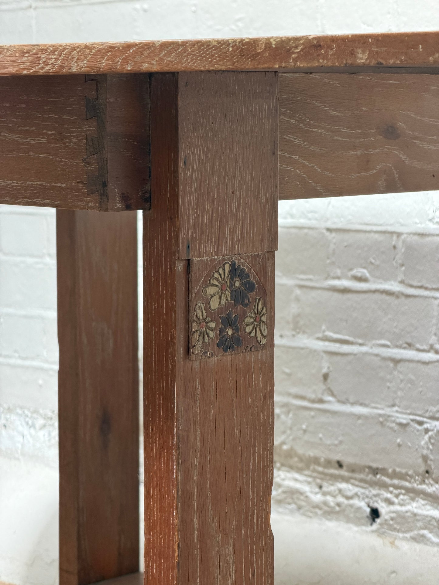 HEALS OAK DINING TABLE