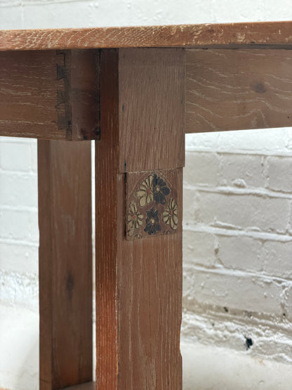 HEALS OAK DINING TABLE