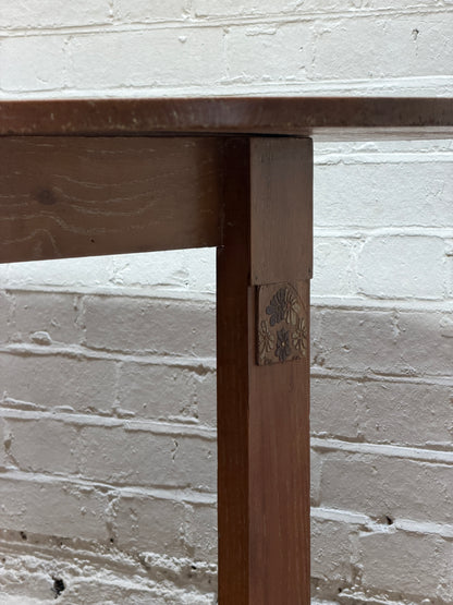 HEALS OAK DINING TABLE